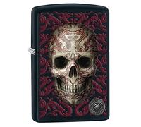 (TG. One Size) Zippo Anne Stokes-Black Matte-Spring 2017 Lighter, Metal, One Siz