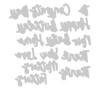 (TG. OS) Sizzix Set Thinlits, 14 Pezzi, Variety Sentiments di Lisa Jones | 66613