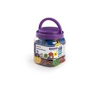 (TG. OSFA) Miniland Educational 154221 - Pezzi ensartables Bottoni - 140 Pezzi -