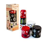 (TG. OSFA) Miniland- Primi Sensi: Tazze, Multicolore, 97311 - NUOVO