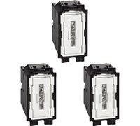 (TG. Pacco da 3) Bticino SK4003F Deviatore Tradizionale Living Now, Pacco da 3 -