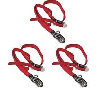 (TG. Pacco da 3) Fiamma 98656-320 Striscia per la Cinghia della Bici, Rosso, Pac