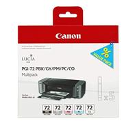 (TG. Pacco multiplo) Canon PGI-72 PBK/GY/PM/PC/CO Serbatoi inchiostro, Multipack