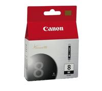 (TG. pacco singolo) Canon CLI-8BK Serbatoio Inchiostro, Nero - NUOVO