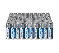 (TG. Pack Of 100) Philips Ultra AA Alkaline Batterie, Confezione grande per disp
