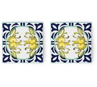 (TG. Pack of 2) Excelsa Amalfi Sottopentola, Ceramica e Sughero (Confezione da 2