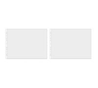 (TG. Pack of 2) VELOFLEX 4334000 - Buste trasparenti formato DIN A3 orizzontale,