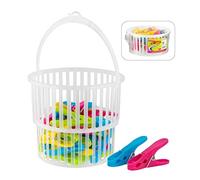 (TG. Pack of 36 with Basket) HomeSmith - Mollette morbide con cestino - Mollette
