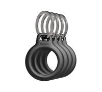 (TG. Pack of 4) Belkin Custodia per AirTag con anello portachiavi (Secure Holder