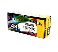 (TG. Pack of 48) Daler Rowney - Confezione da 48 Colori acrilici, 22 ml - NUOVO