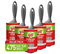 (TG. Pack of 5) Scotch-Brite - Rullo per pelucchi, 95 fogli, 5 pezzi - NUOVO
