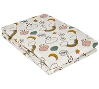 (TG. Petit Single) TODAY - Parure da letto 1 persona, 140 x 200 cm, stampa bianc