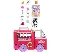 (TG. Piccolo) Barbie Chelsea Camion dei Pompieri - Playset Bambola e Camion dei
