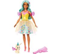 Barbie Doll with Fairytale Outfit and Pet Inspired by Barbie A Touch of Magic, T
