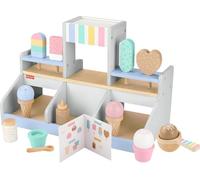 (TG. Piccolo) Fisher-Price - Gelateria in Legno, playset da 18 pezzi in legno tr