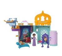Mattel Disney Princess - Set Componibili Il Castello di Jasmine, playset con mini bambola, 2 amici personaggi e 7 accessori inclusi, ispirato al film Disney, giocattolo per bambini, 3+ anni, HPV04