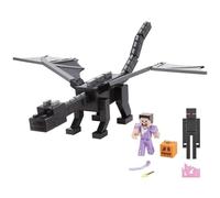 (TG. Piccolo) Mattel Minecraft - Set con il grande Enderdrago e le action figure