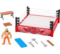 (TG. Piccolo) Mattel WWE Knuckle Crunchers - Rebound Ring, set con action figure