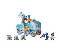 (TG. Piccolo) PJ MASKS Romeo Bot Builder Preschool Toy, 2-in-1 Romeo Vehicle and