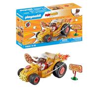 (TG. Piccolo) PLAYMOBIL Funstars 71634 Racing Pizza, kart con motore pull-back,