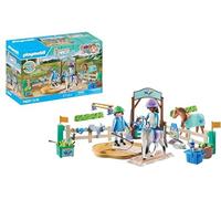(TG. Piccolo) PLAYMOBIL Horses of Waterfall 71637 Scuola di equitazione, con una