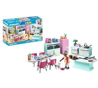 (TG. Piccolo) PLAYMOBIL myLife 71608 Cucina con isola, cucina attrezzata per det