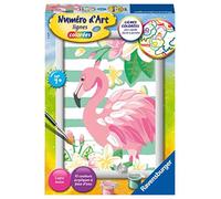 (TG. piccolo) Ravensburger- Numéro d'art-Petit-Flamant Rose Hobby Creativo, Pic