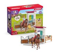 (TG. Piccolo) schleich 42710 Box per cavalli con Hannah e Cayenne di Horse Club,