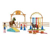 (TG. Piccolo) SCHLEICH Percorso Agility Pony - NUOVO