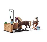 (TG. Piccolo) SCHLEICH Zona lavaggio con Horse Club Emily & Lun - NUOVO