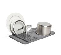 (TG. Piccolo) Umbra Udry Mini Tappetino scolapiatti, Tessuto, Grigio, Piccolo -