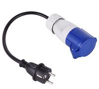(TG. Presa CEE) Electraline 20848043F Adattatore Caravan con Cavo in Gomma IP44