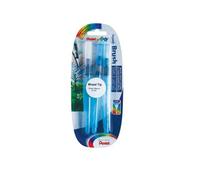 (TG. punta fine, media, grande) Pentel Xfrh Aquash Water Brush Pennello con Serb