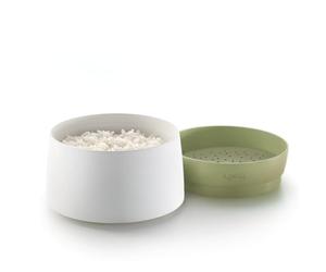 (TG. Quinoa e Rice Cooker) Lékué Contenitore per cucinare chinoa,riso e cereal