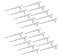 (TG. Reggimensola 250mm) Emuca 7908112 Supponti per mensola con profilo cremagli