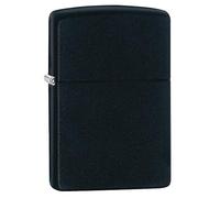 (TG. Regular 5.7 x 3.7 x 1.2 cm) Zippo 218 Accendino, colore: Nero opaco - NUOVO