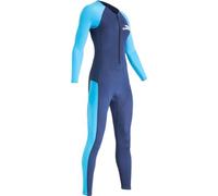 (TG. S/2) CRESSI Wahoo Lady Monopiece Wetsuit Blue/Azure 2mm S/2, Muta Monopezzo