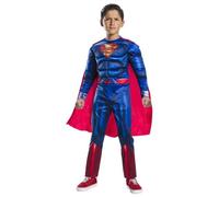 (TG. S (3-4 AÑOS)) Rubies Superman Black Line Deluxe Costume per Ragazzi, Tuta