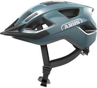 (TG. S (51-55 cm)) ABUS Aduro 3.0 LED, Casco da Bicicletta Unisex Adulto, Blu (G