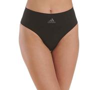 (TG. S) adidas Perizoma Senza Cuciture Slip a Tanga, Nero, S Donna - NUOVO