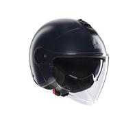(TG. S) AGV - ETERES E2206, Casco da Moto Jet Unisex, Casco Moto Open Face con A