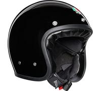 (TG. S) AGV X70 Agv E2205 Solid Casco Moto, Unisex - Adulto, Nero, S - NUOVO