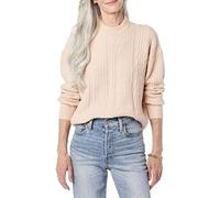 (TG. S) Amazon Essentials Maglione A Girocollo A Coste Moderno Morbido al Tatto