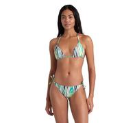 (TG. S) Arena Bikini a Triangolo da Donna Water Print String - NUOVO