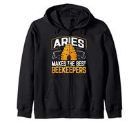 (TG. S) Aries Makes the Best Beekeepers Funny Aries Horoscope Gift Felpa con Cap