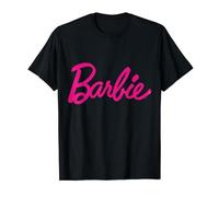 (TG. S) Barbie, Logo, Classico, Maglietta - NUOVO