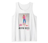 (TG. S) Barbie T-shirt Ufficiale Gym Boss, vari colori Canotta - NUOVO