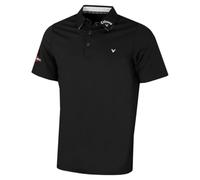 (TG. S) Callaway Emea SS Odyssey Bloc Polo, Caviale, S Uomo - NUOVO