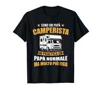 (TG. S) campeggio Natura Camper Sono un pap camperista Maglietta - NUOVO