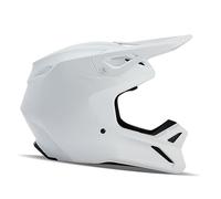 (TG. S) Casco FOX V1 Solid Bianco Opaco taglia S - NUOVO